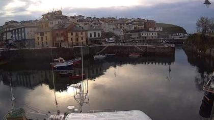 Puerto de Vega, Asturia, Hiszpania - Widok na miej