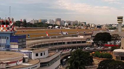 São Paulo, Brazylia - Widok na Port lotniczy São P