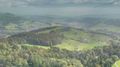 Hinwil, Kanton Zurych, Szwajcaria - Widok z wieży 