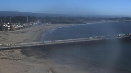 Santa Cruz, Kalifornia, USA - Widok na plażę, molo