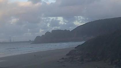 Carreño, Asturia, Hiszpania - Widok na plażę (Play