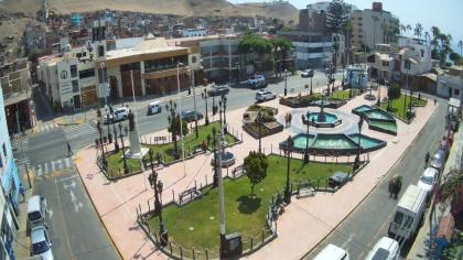 Chorrillos, Lima, Peru - Widok na plac - Plaza San
