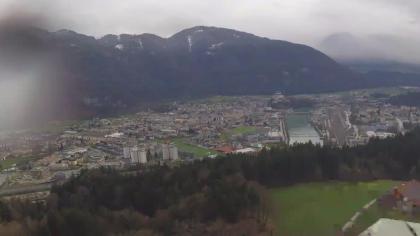 Tyrol, Austria - Panorama miasta - Kufestein z  Gó