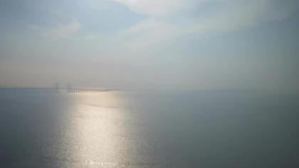 Qingdao, Szantung, Chiny - Widok na Zatokę Jiaozho