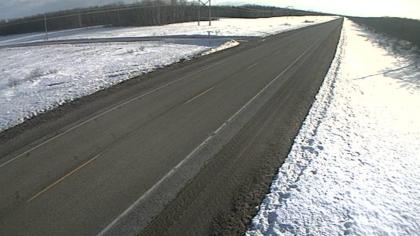 The Narrows, Manitoba, Kanada - Widok na autostrad