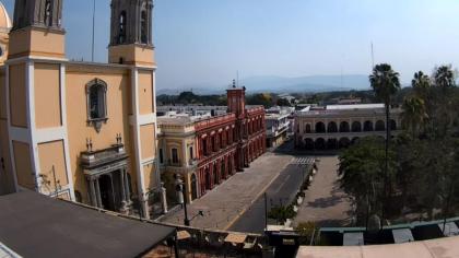 Colima, Meksyk - Widok na centrum miasta oraz kate