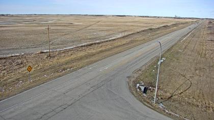 Melville, Saskatchewan, Kanada - Widok na autostra