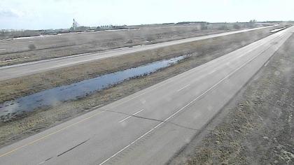 Vanscoy, Saskatchewan, Kanada - Widok na autostrad