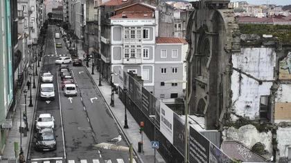 Vigo, Galicja, Hiszpania - Widok na różne miejsca 