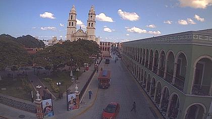 Campeche - Plaza De La Independencia - Meksyk