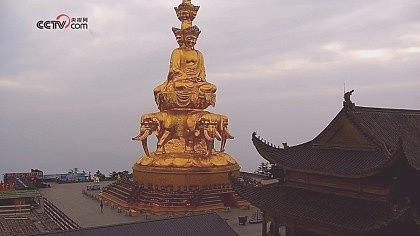 Emei Shan - Posąg Puxiana - Chińska Republika Ludo