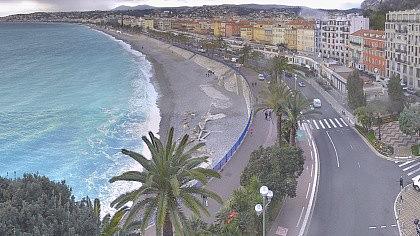 Nicea - Promenada Anglików, Plaża - Francja
