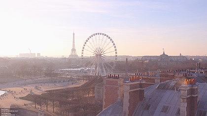 Paryż - Wieża Eiffla, Place de la Concorde - Franc