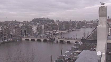 Amsterdam - rzeka Amstel - Holandia