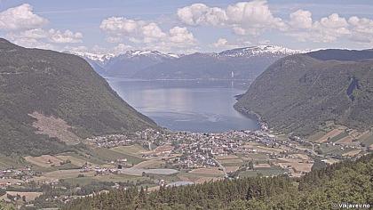 Vik i Sogn - panorama - Norwegia