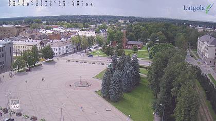 Dyneburg - Plac Jedności - Łotwa
