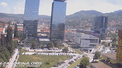 Sarajewo - Panorama centrum - Bośnia i Hercegowina