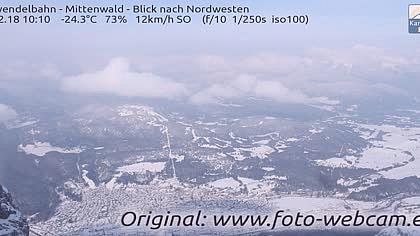 Mittenwald obraz z kamery na żywo