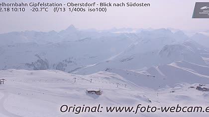 Nebelhorn obraz z kamery na żywo
