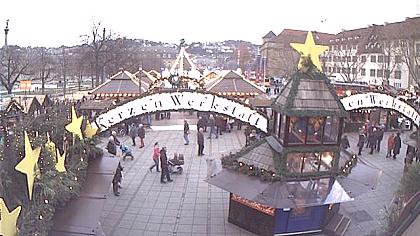 Stuttgart - Marktplatz - Weihnachtsmarkt - Niemcy