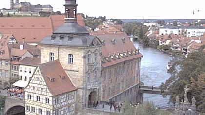 Bamberg - Most i ratusz - Niemcy