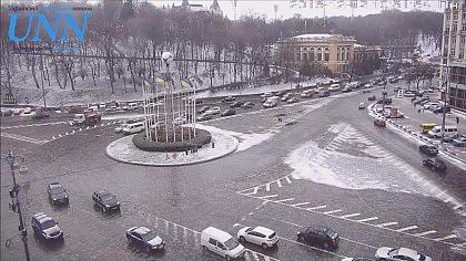 Kijów - Plac Europejski - Ukraina