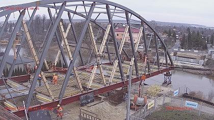 Budowa mostu na rzece Pasłęce - Braniewo