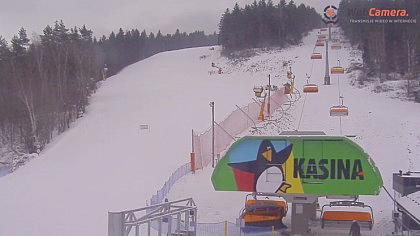 Kasina Wielka - Stok narciarski - Mszana Dolna